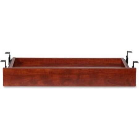 LORELL Lorell® Cherry Laminate Universal Center Drawer, 25.6"W x 15.1"D x 3.6"H 87525